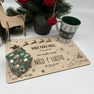 BANDEJA PAPÁ NOEL PERSONALIZADA